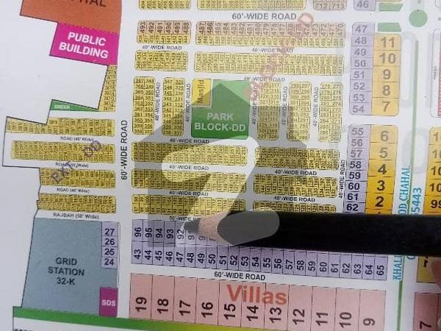 20 Marla Residential Plot Available For Sale In Block DD Citi Housing Gujranwala