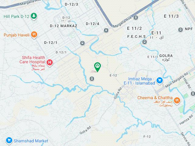 20 Marla Residential Plot Available For Sale In Sector E 12, ISLAMABAD
