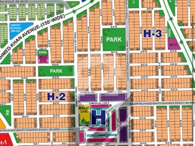 20 Marla Residential Plot In DHA Phase 1 Sector H For Sale