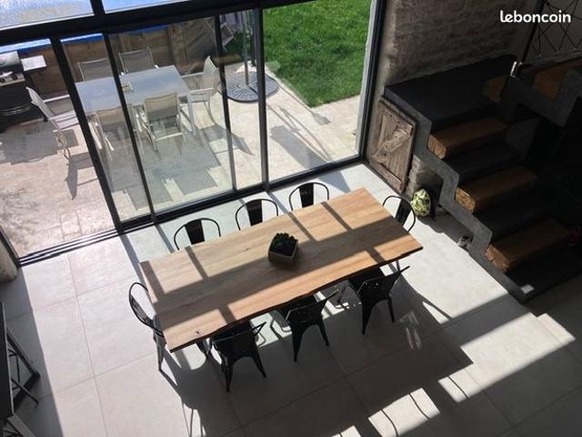 20 mn Sud DIJON Maison en pierre style loft entièrement rénovée