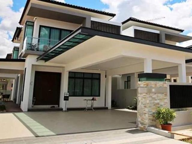 20X70 double storey teres house Rumah Mampu Milik Besar Lebar