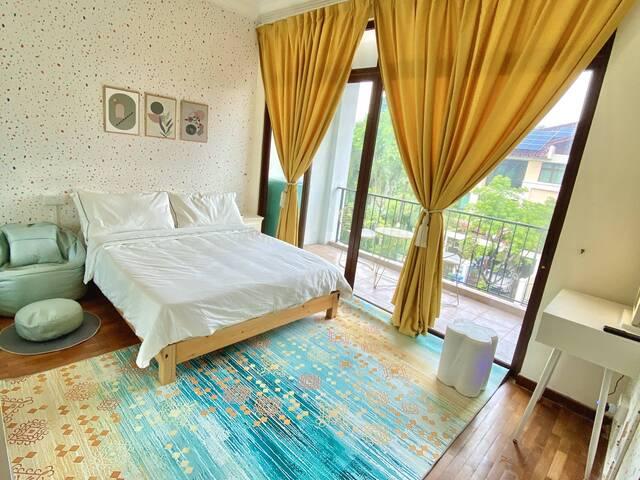$2150 | No Agent Fee | Charming Balcony | SMART Home Studio | Smart Washer/Dryer/TV | Private Bathro
