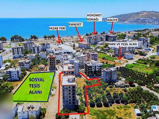 2+1 AYRI MUTFAK ÖNÜ AÇIK DENİZE YAKIN DAİRELER