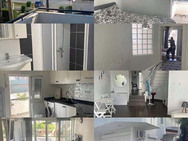 2+1 dubleks eşyalı ikiz villa deniz sıfır Demirtaş Alanya