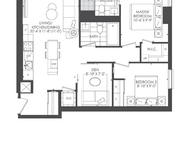 2204 89 Church Street, Toronto | 2+1Beds/2Bath, Condo, $3,350/mo | Condos. Ca