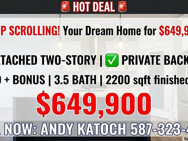 2200 Sqft Finished Brand New $649900