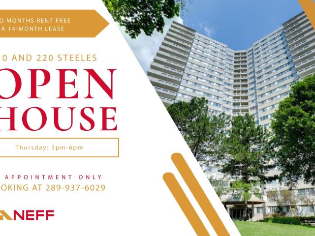 220 Steeles Avenue West Spacious 2 Bedroom in Central Brampton [object Promise] for Rent