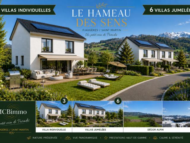 2223 / Villa Jumelee Vue Panoramique Au Hameau des Sens