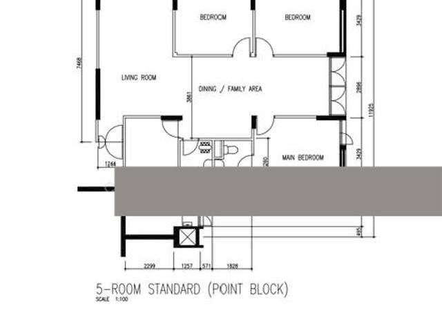 224 Lorong 8 Toa Payoh HDB Apartment For Sale, $650,000, 3 Bed 2 Bath 1,259 sqft $516.00 psf