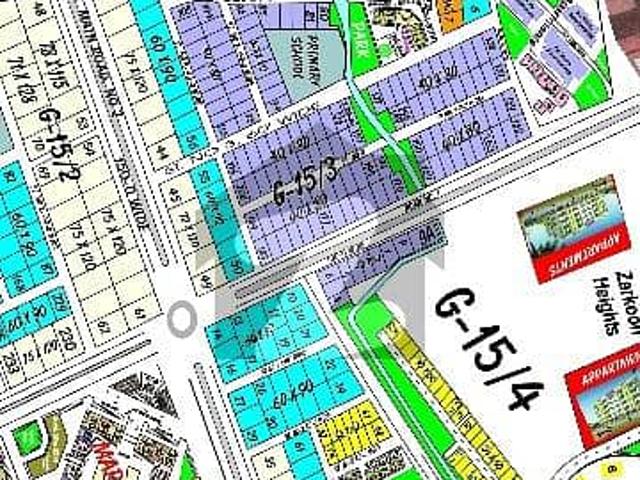 22 Marla Plot In G 15/3 Sector Islamabad