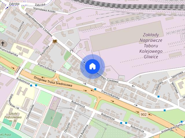 22m2, kawalerka, Gliwice, Baildona, ul. Błogosławionego Czesława