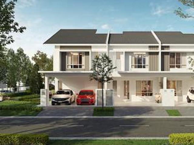 22x70 Double storeybackyard622ftruang tamu besar