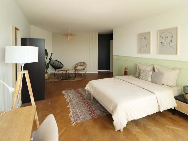 27 m² masterbedroom with balcony for rent in a big accommodation in coliving in Saint Denis SDN52