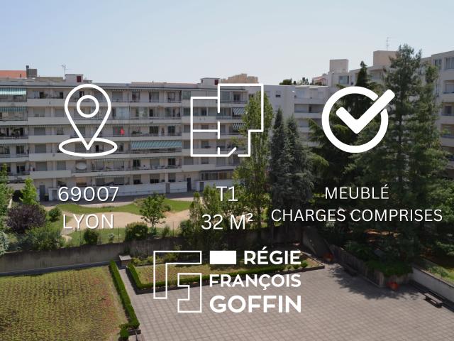 27 rue Nicolaï, 69002 LYON GARIBALDI 32.30m² Meublé Chauffage compris