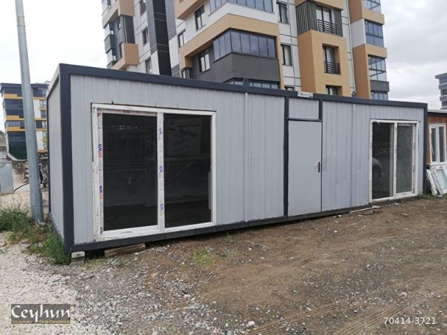 27m2 ÇATILI ÇİFT ODALI KLOZET WC+LVB+DUŞ+MUTFAKLI KONTEYNER
