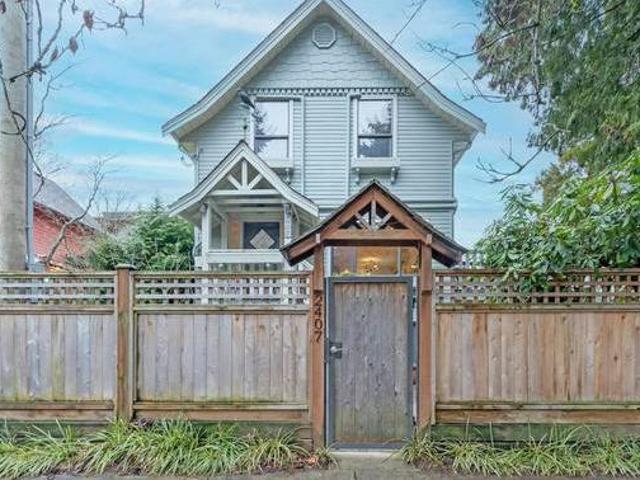 2407 Yew Street Vancouver BC House For Sale REW