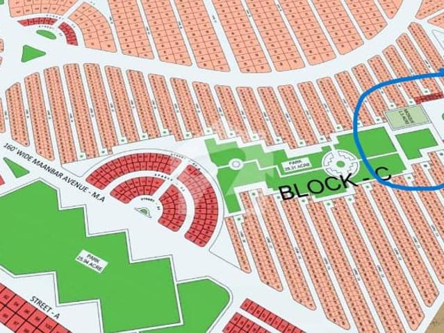 240 Sqyd Prime Location Plot for Sale in Block C