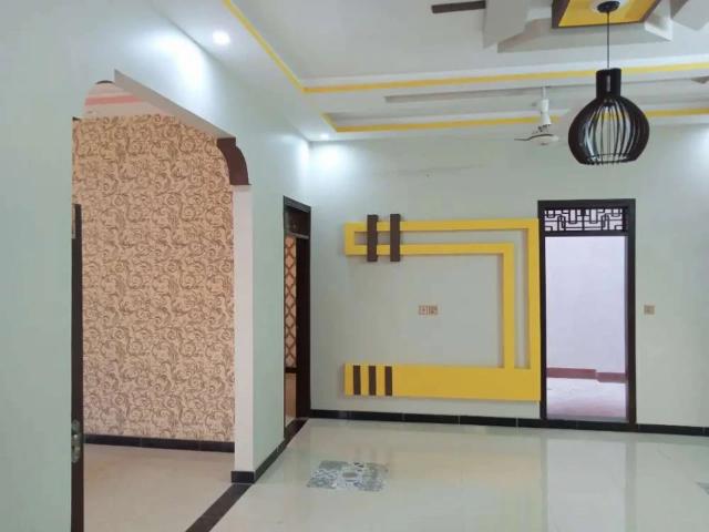 240 sq yards brand new super luxury portion on 2nd floor with roof Karachi Gulshan E Iqbal Block 13 ID 66461