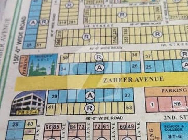 240 Yards Plot West Open Main 150 Feet Road T Shape Available For Sale In Sector Q 2 Gulshan E Maymar Karachi