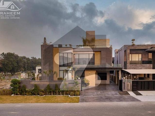 24 marla ultra modern full basement fully furnished bungalow with indoor swimming pool plus home cenima lift and rooftop for sale near to park in dha phase 8
