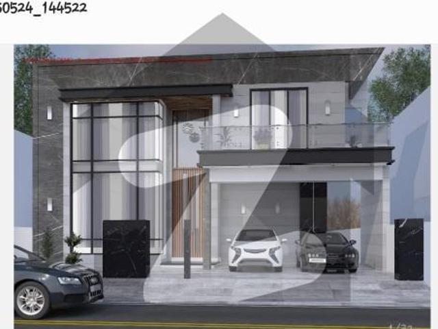 24 Marla Grey Structure House For Sale In Banker Avenue Cooperative Housing Society Park Facing | 18 Marla Covered Area Bankers Avenue Cooperative Housing Society