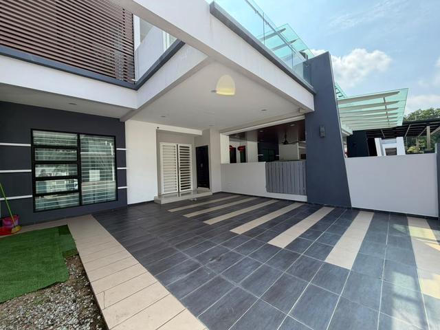 24x132sqft 2Storey Terrace at Batu Berendam MelakaFully Furnised