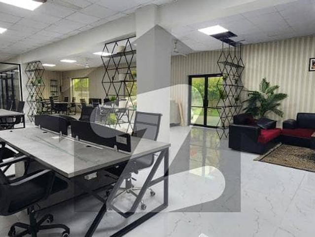 2500 Sq. Ft Fully Furnished Commercial Ofice For Rent all expenses