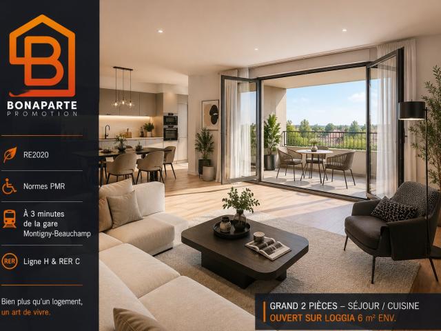 250m de la gare grand 2 pieces de 49m² avec exterieur 2 pièces, 49 m²