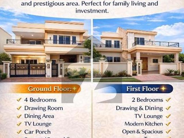 25 Marla Beautiful Double Storey House For Sale At Judicial Colony