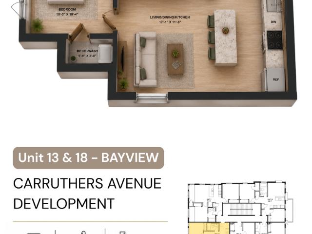 266 Carruthers Ave. 1 Bedroom Apartment for Rent at 266 Carruthers Ave, Ottawa, ON K1Y 1N9 Hintonburg