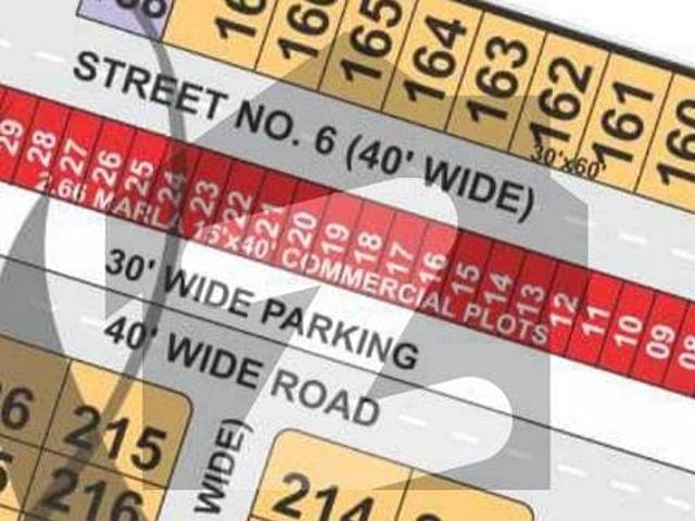 2'66 Marla commercial plot for sale in zinia block bahria nasheman Lahore