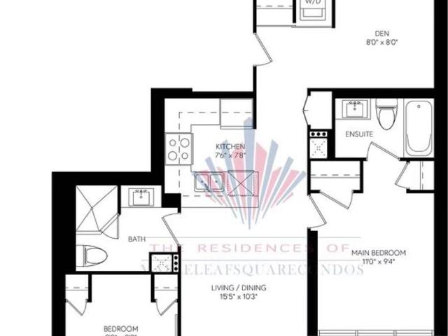 2701 65 Bremner Boulevard, Toronto | 2+1Beds/2Bath, Condo, $3,450/mo | Condos. Ca