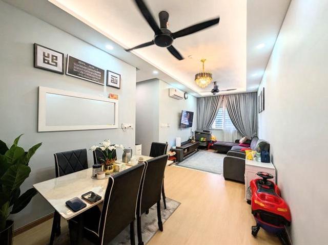 270K NEGO FREEHOLD RENOVATED Pangsapuri Kemuning Idaman Seksyen 32