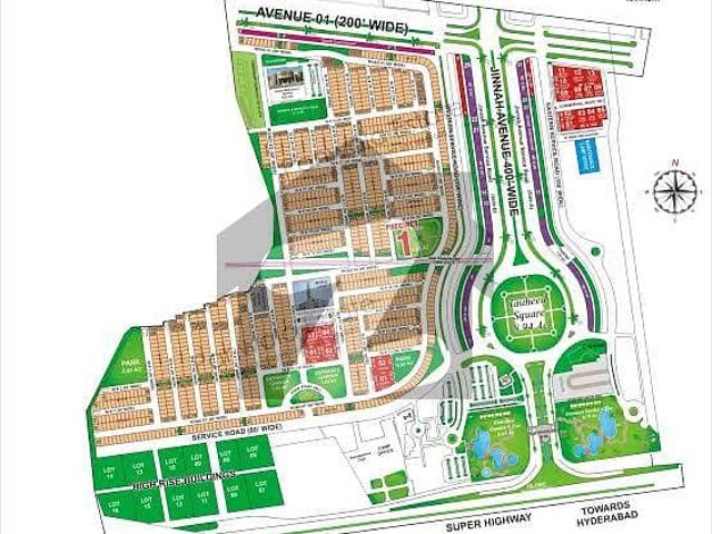 272 Sq Yard Prime Location Plot For Sale In Precinct 01 Bahria Town Karachi