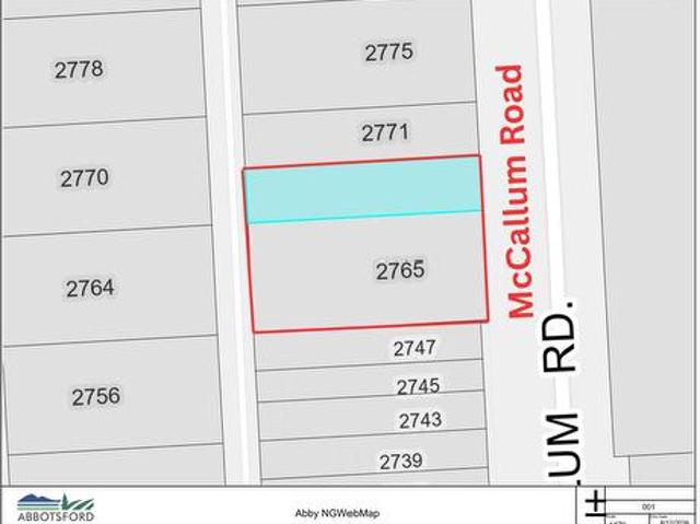 2765 Mccallum Road, Abbotsford, BC, V2S 3R2 vacant land for sale | Listing ID C8081 | Royal LePage