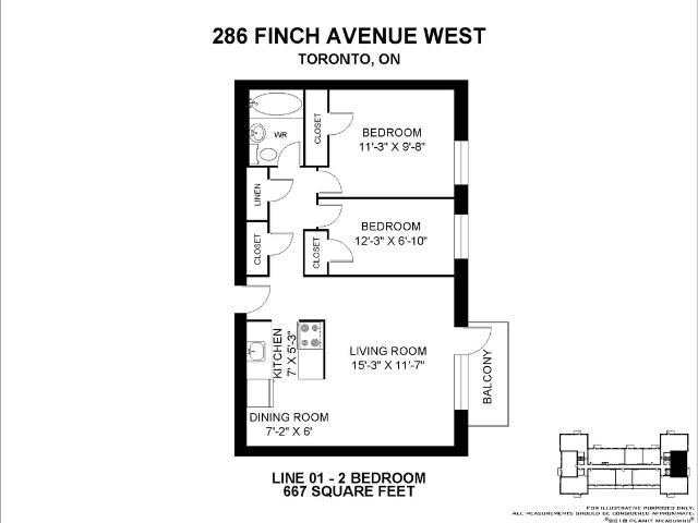 286 Finch Avenue West 2 Bedroom Apartment for Rent at 286 Finch Ave W, Toronto, ON M2R 1N1 Willowdale