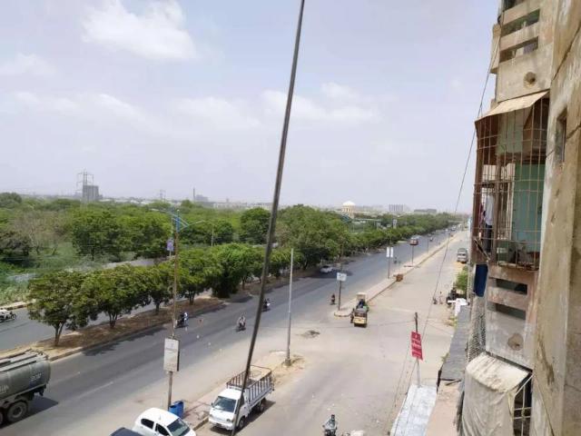 2 Main Road Facing Flats are available for Sale Karachi University Road ID 27243