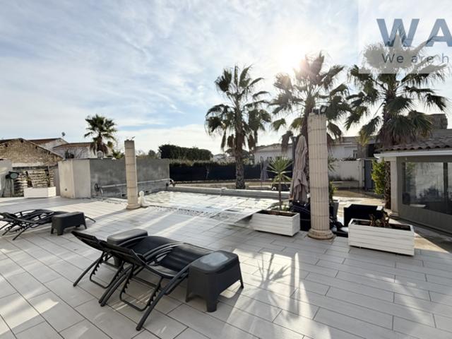 2 maisons indépendantes dont 1 plain pied avec piscine sur u
