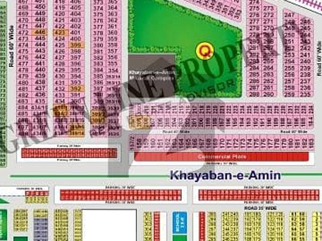 2 Marla Commercial Plot For Sale In Khayaban e Amin Housing Society, Lahore