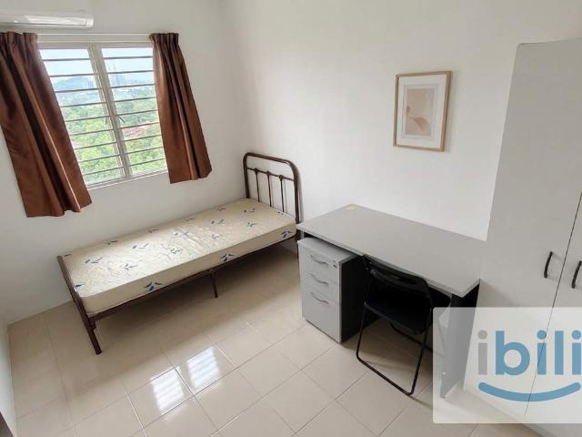 2 Min Walk to HELP Uni! Fully Furnished Room @ Pangsapuri Damai, Subang Bestari