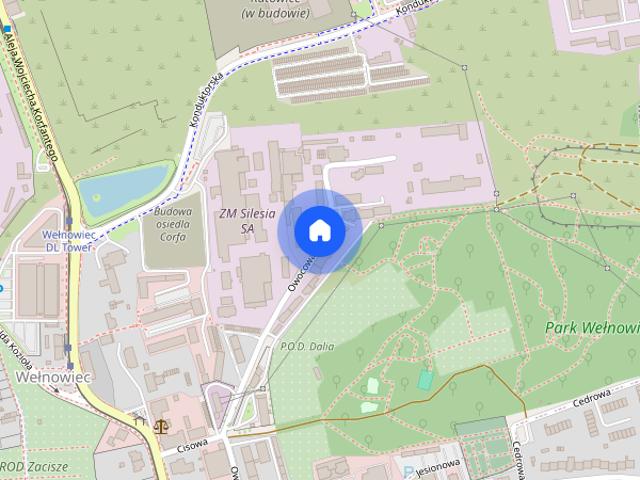 2 osobne pokoje Katowice Koszutka Owocowa 7 garaż