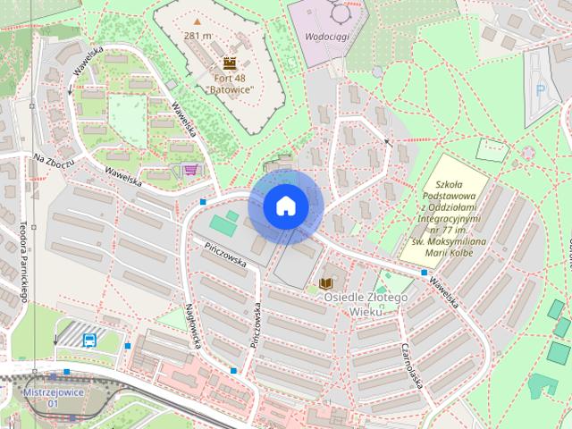2 osobne pokoje osobna kuchnia balkon MPEC serenada Nowa Huta