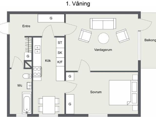 2:a, Bommagatan 10B, Skara