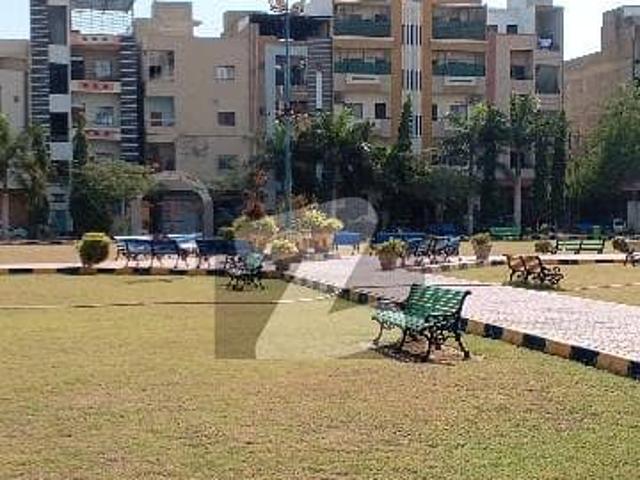 2 BED DD Flat 2nd 3rd Floor Park Facing Prime Location West Open Secure Gated Boundary Wall 35k Rental Income