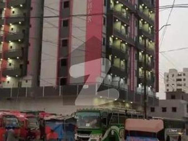 2 bed + drawing+dining flat for rent in new building ali classic tower north karachi