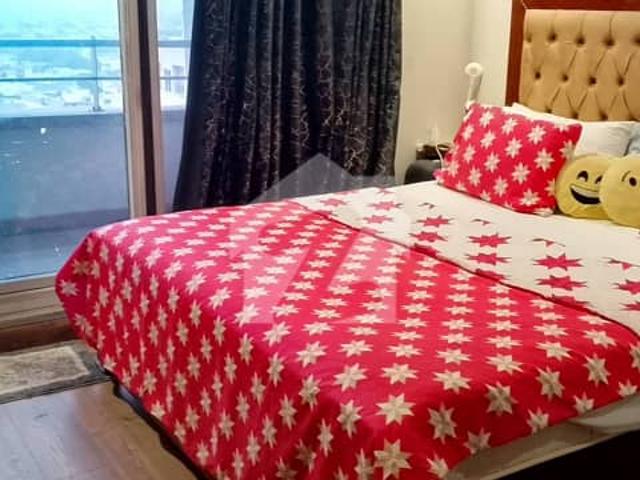 2 bed fully furnished luxury apartment is available for rent in penta square block a dha phase 5