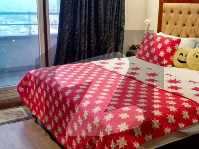 2 bed fully furnished luxury apartment is available for rent in penta square block a dha phase 5 penta square by dha lahore