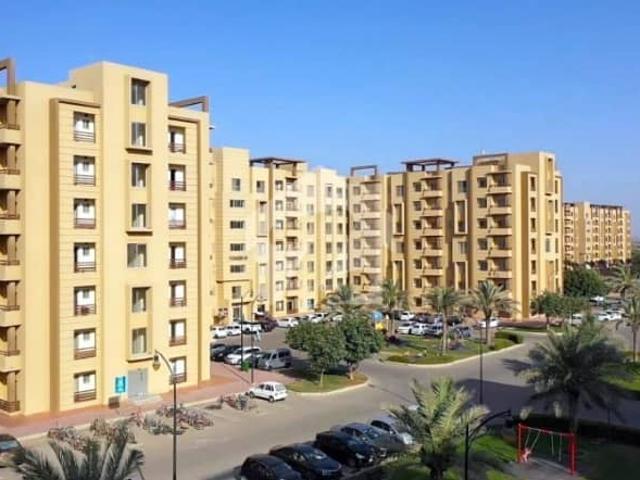 2 Bed Luxury Corner Apartment | 950 Sq. Ft. Tower 3, 3rd Floor | Compound Facing | Bahria Apartments, Bahria Town Karachi