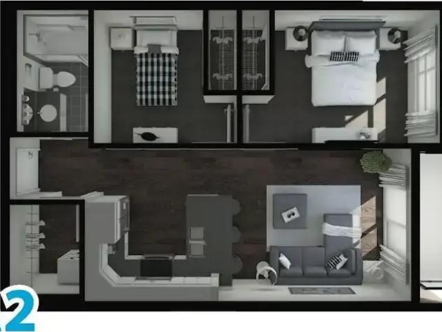 2 Bedroom Condo Calgary AB 104180037