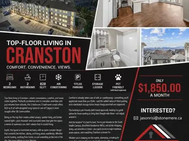 2 Bedroom Condo Calgary AB 104181842
